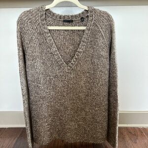 ATM Anthony Thomas Melillo Raglan Sleeve V-Neck Sweater